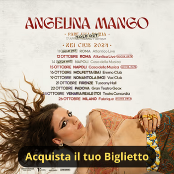 locandina Angellina Mango Biglietti Tour e Concerti 2024