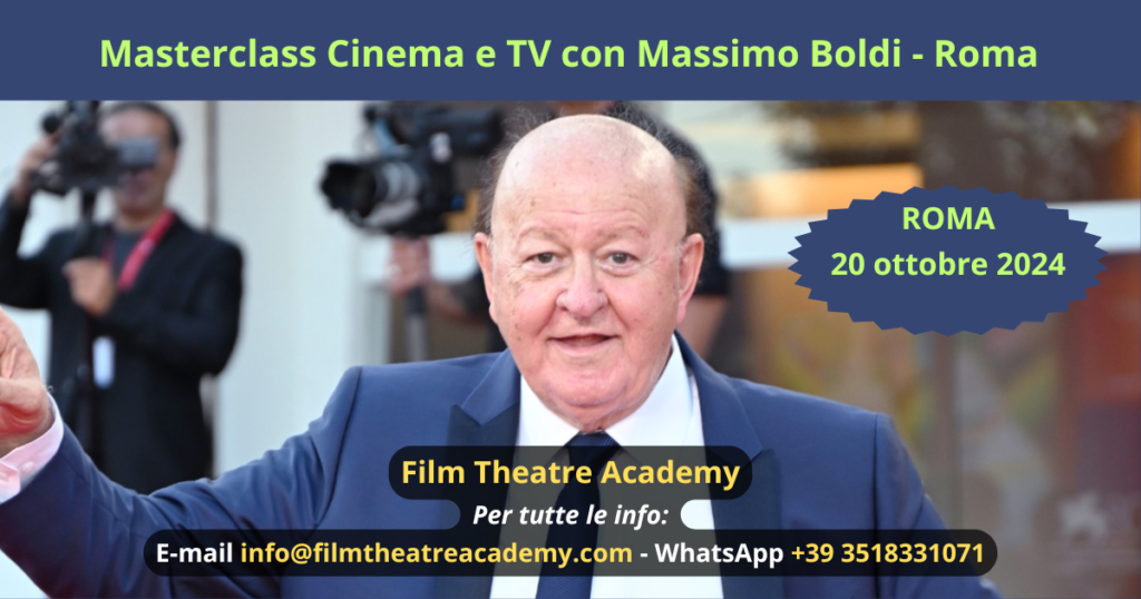 locandina Masterclass Massimo Boldi Roma