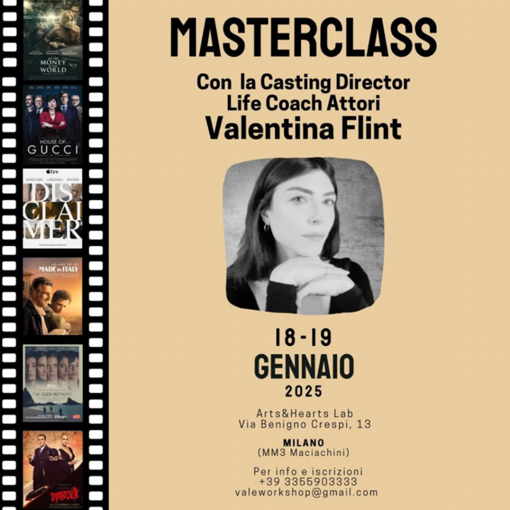 locandina Masterclass Valentina Flint Milano