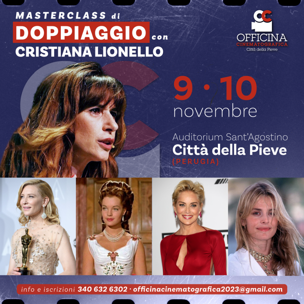 masterclass doppiaggio cristiana lionello umbria