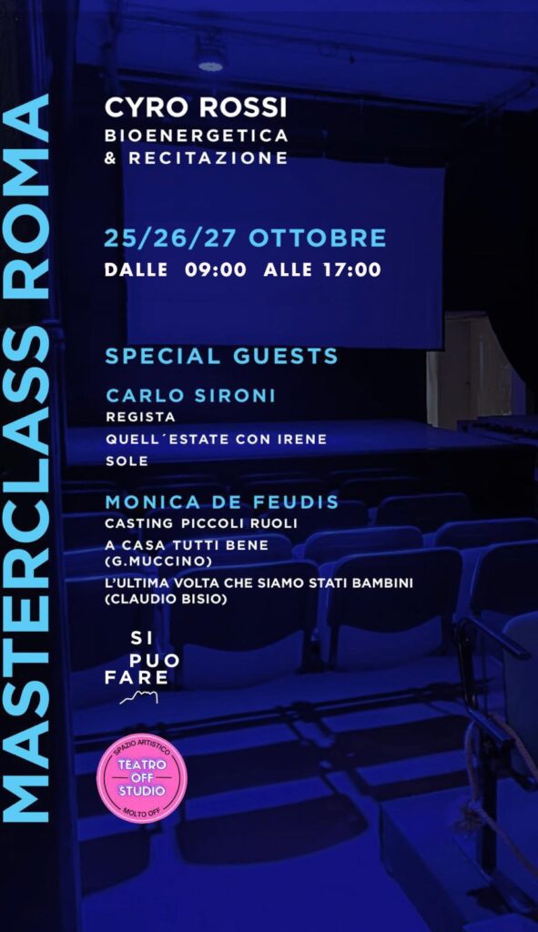 locandina masterclass roma cyro rossi