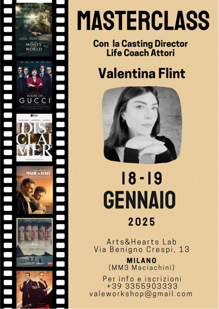 locandina Masterclass Valentina Flint Milano