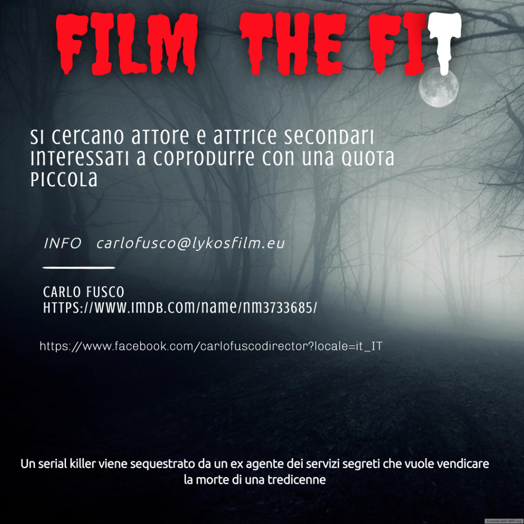 locandina produzione film the fit carlo fusco