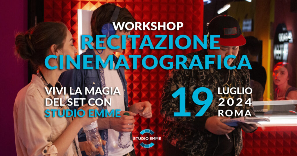 locandina workshop recitazione studio emme 19 luglio